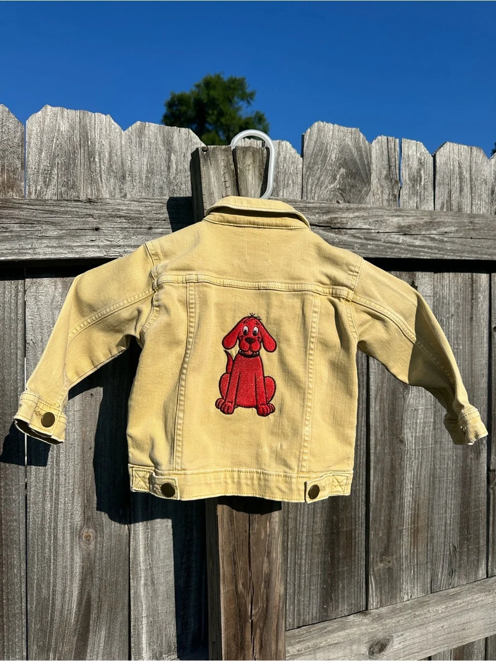 Wonder nation Kids Denim Jacket with Clifford
